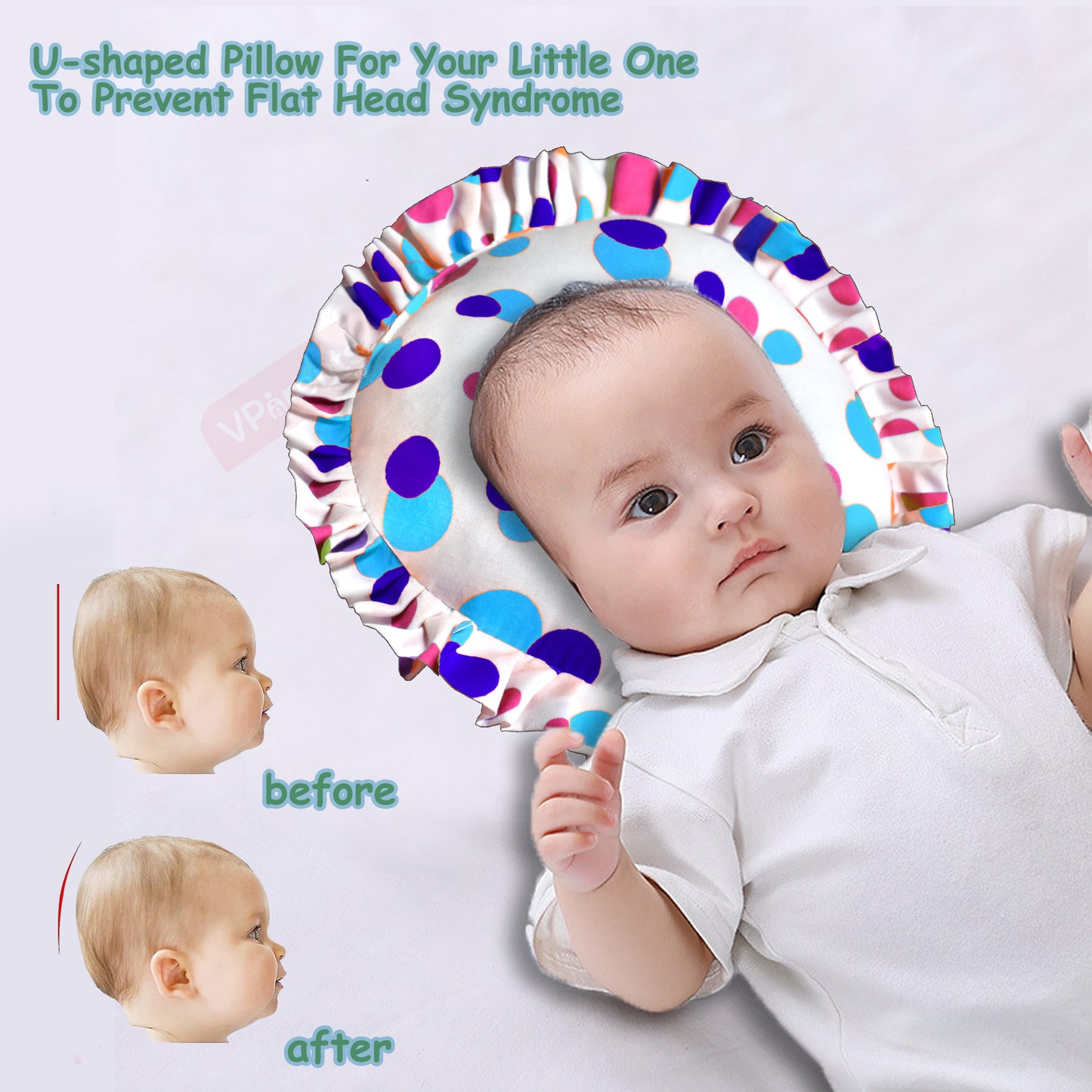 infant head shaping pillow