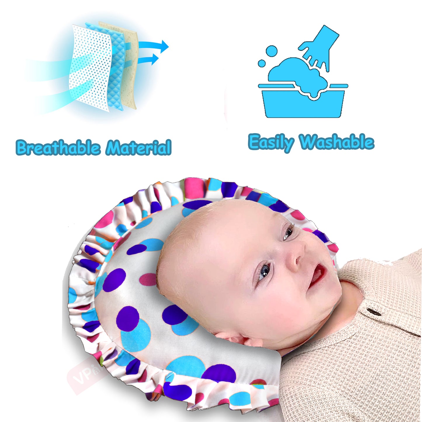 infant head shaping pillow