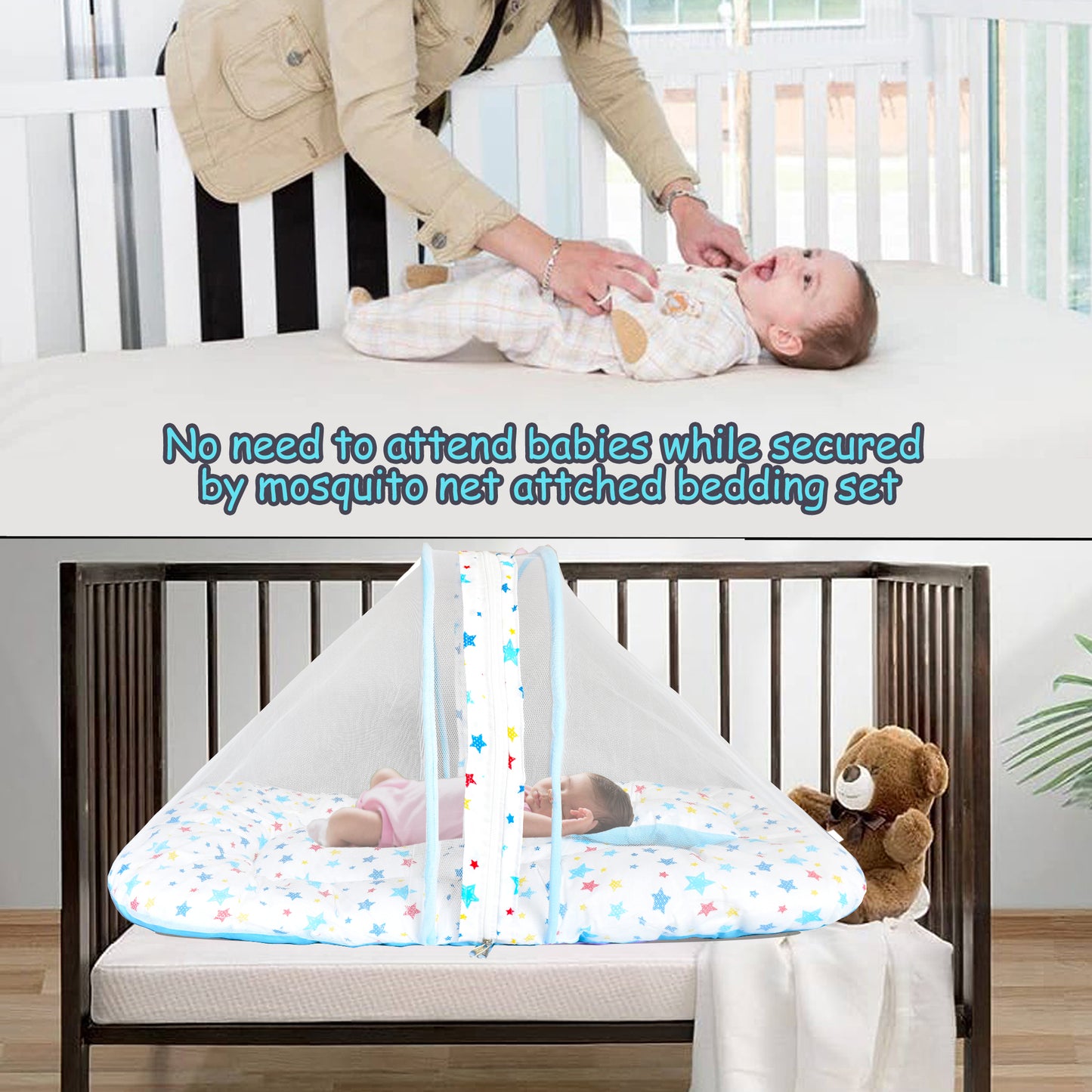 Newborn Hospital kit for baby girl pack of 10 (blue)