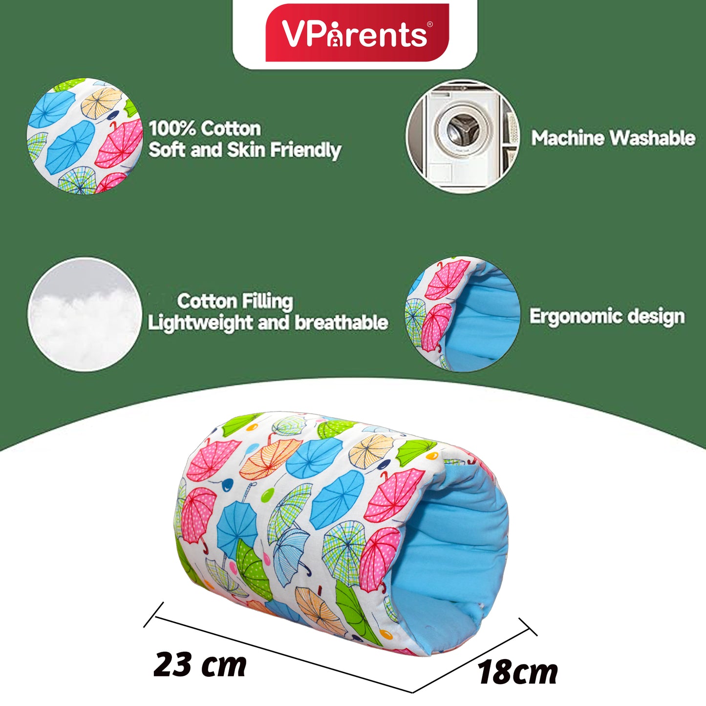 Vparents Top to Toe all essentials for newborn baby girl (0-6M)