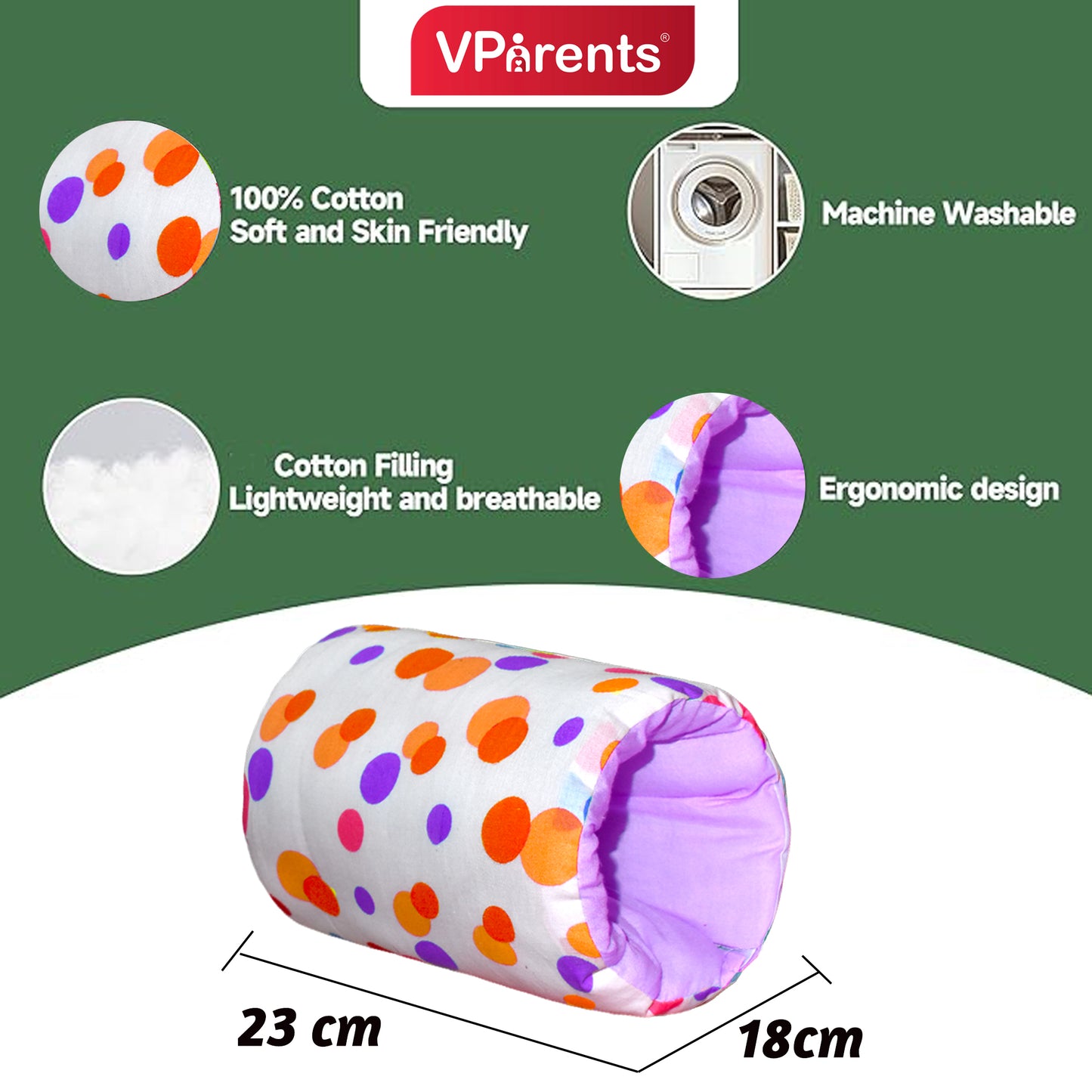 VParents Baby Feeding Arm Pillow for New Born Nursing Pillow for Breast and bottle feeding pillow (Preemiee) VParents