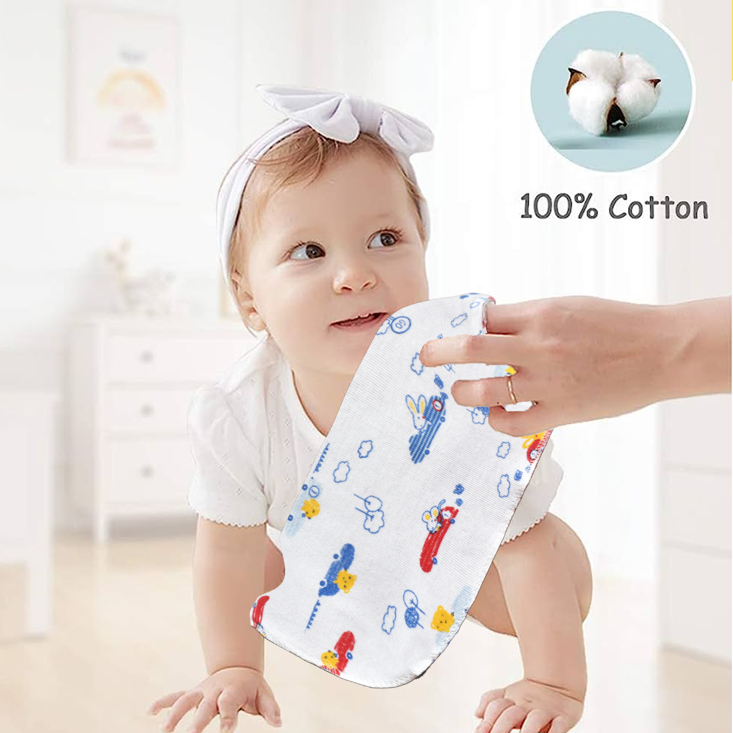 Vparents Top to Toe all essentials for newborn baby girl (0-6M)