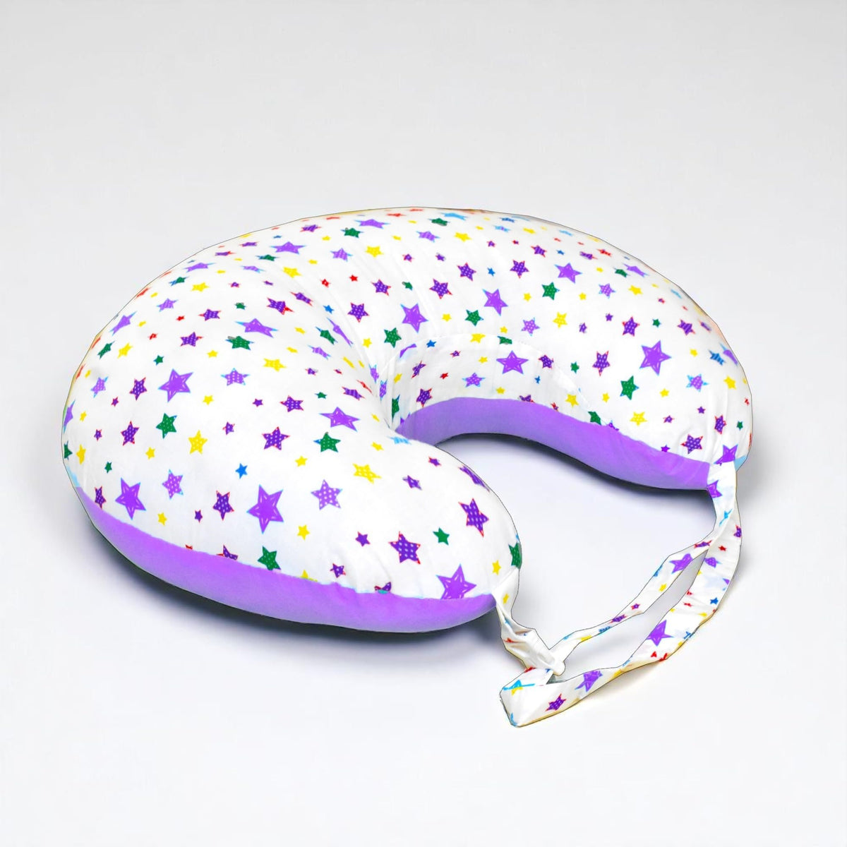 VParents Joy Multipurpose Baby Feeding Nursing Cum Maternity Pillow for New Born (Purple)