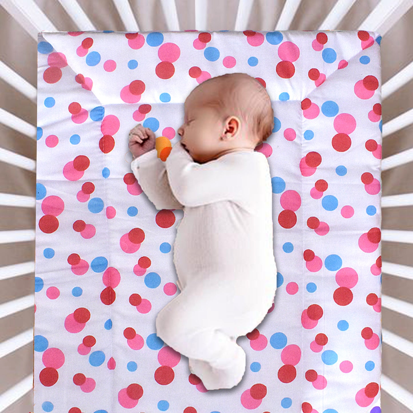 Vparents Preemiee New Born Baby Godadi Soft Cotton Baby godi Godari|Baby Bed|Crib Sheet|bedding set VParents