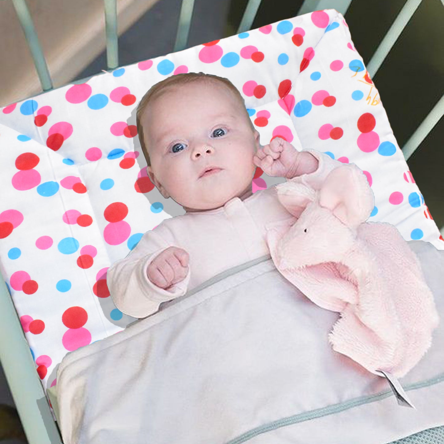 Vparents Preemiee New Born Baby Godadi Soft Cotton Baby godi Godari|Baby Bed|Crib Sheet|bedding set VParents