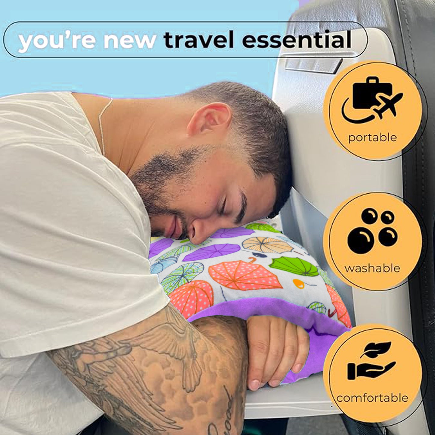 VParents Baby Feeding Arm Pillow for New Born Nursing Pillow for Breast and bottle feeding pillow (Chunky) VParents