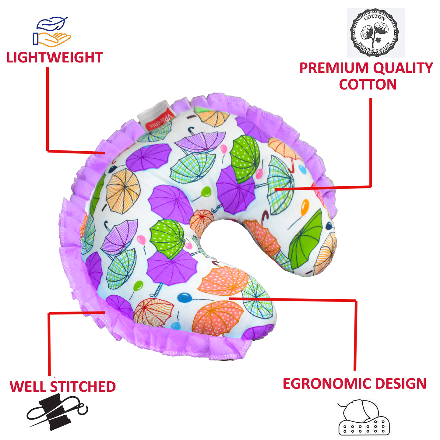 newborn head support pillow