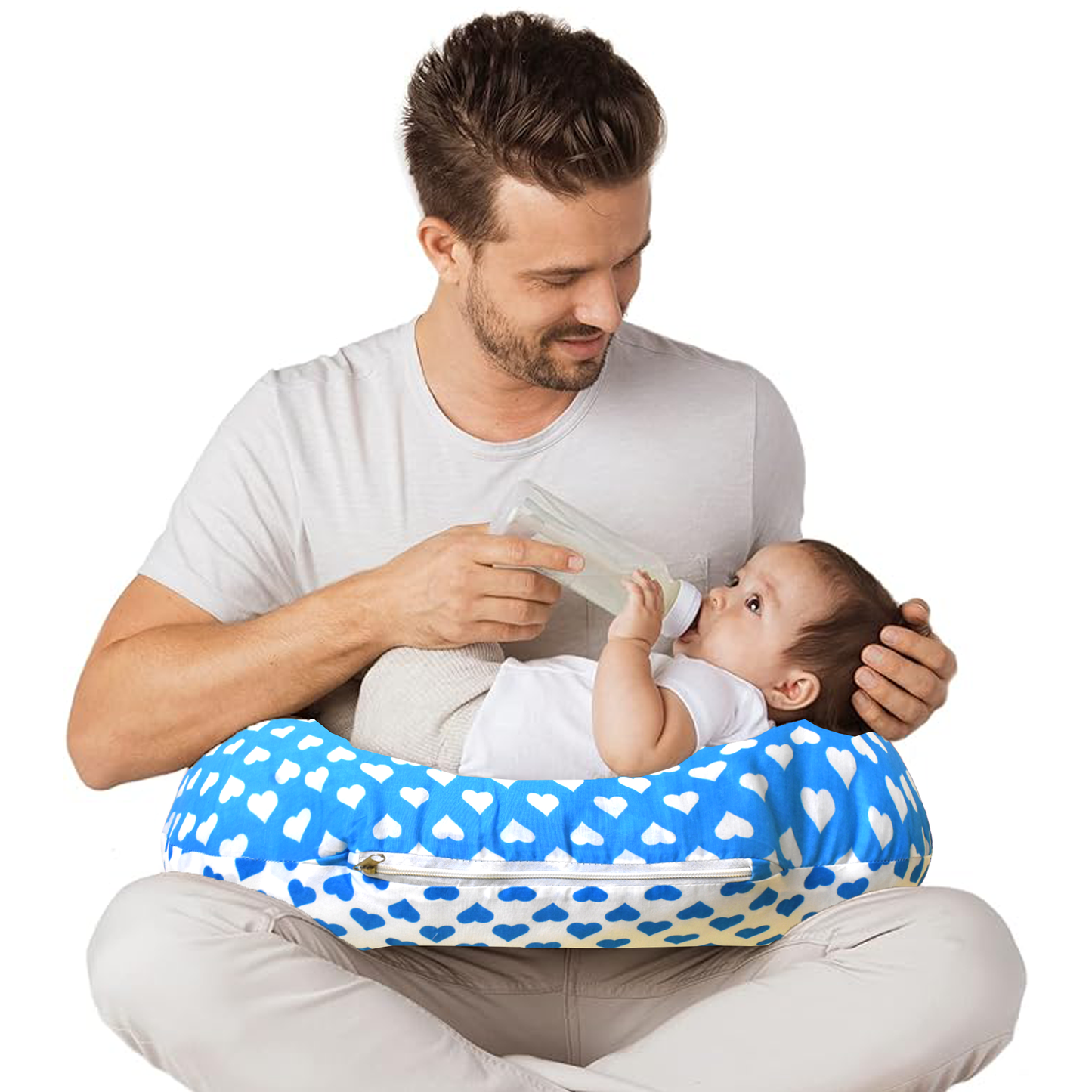 VParents Rosy Baby Multipurpose Baby Feeding Nursing Cum Maternity Pillow