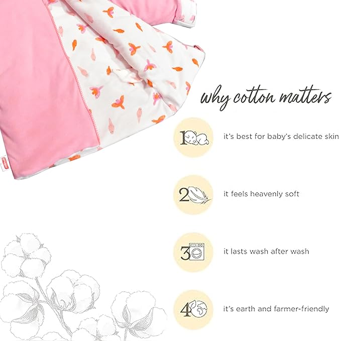 VParents Full Sleeve Winter Cotton Reversible Hooded Jacket for Unisex Baby kids, Toddler- Sweater for Girls Boys.