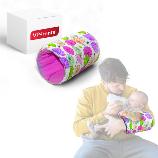 VParents Baby Feeding Arm Pillow for New Born Nursing Pillow for Breast and bottle feeding pillow (Chunky) VParents