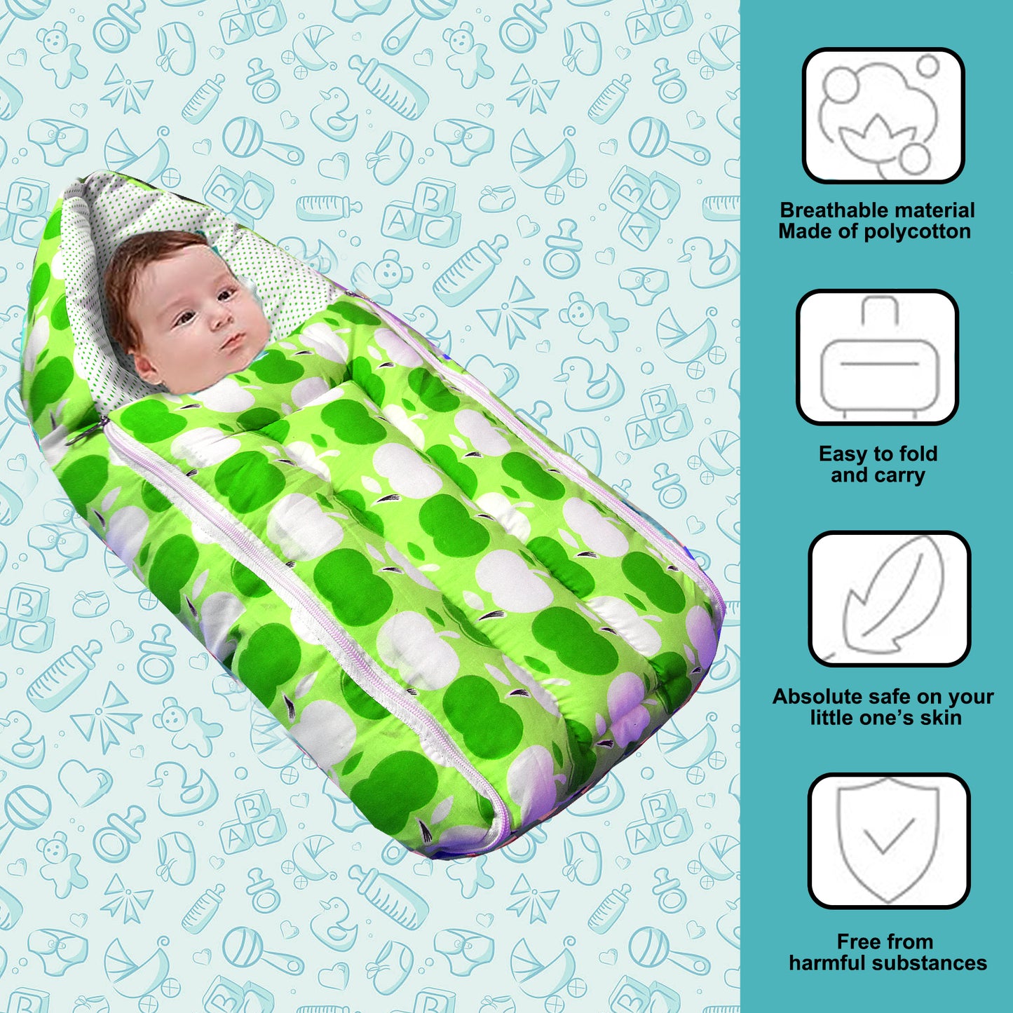 Superb Baby Sleeping Bag Cum Carrying Bag