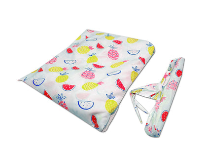 VParents Fruity Baby Swing Cradle Cloth with Separator and Metal Window Cradle Hanger