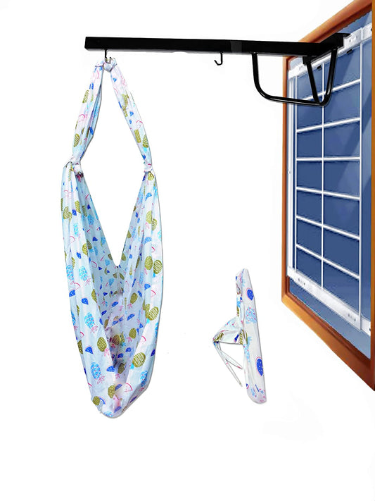 VParents Fruity Baby Swing Cradle Cloth with Separator and Metal Window Cradle Hanger