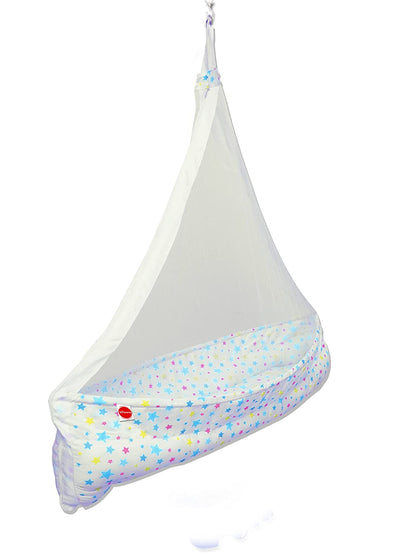 VParents Joy Baby Cradle with Attached Bed and Mosquito net