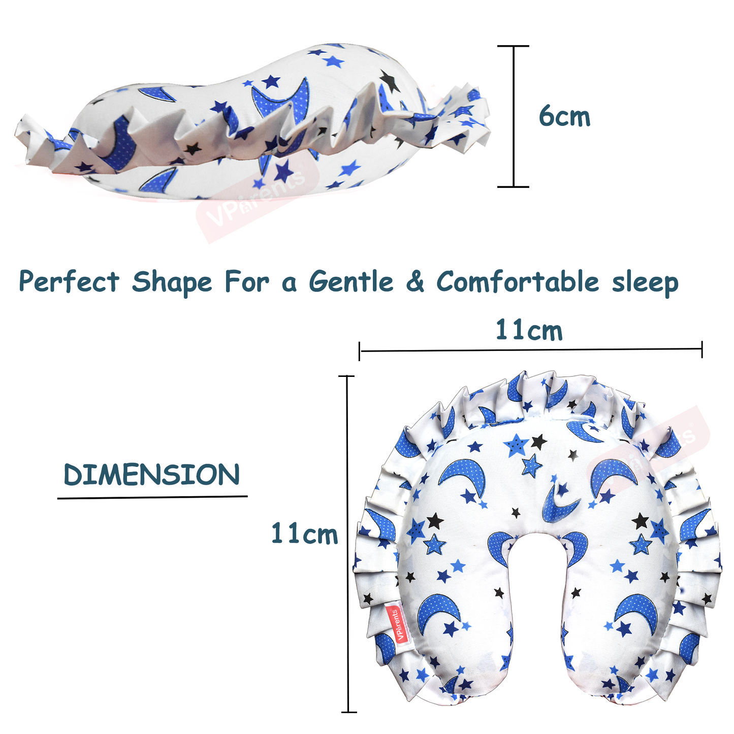 VParents galaxy  Neck Support Soft Pillow for New Born Baby U Shape Pillow
