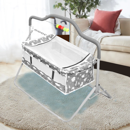 VParents Bunny New Born Baby Crib Bassinet cot Swing Cradle Jhula Palna