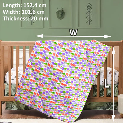 VParents Chunky Baby & Kids Comforter Soft All Season Use Reversible Blanket (280 GSM, for Upto 7-8 Years Child) (60 X 40 Inches) (5 X 3.3 Feet) (152.4 X 101.6 Cm)