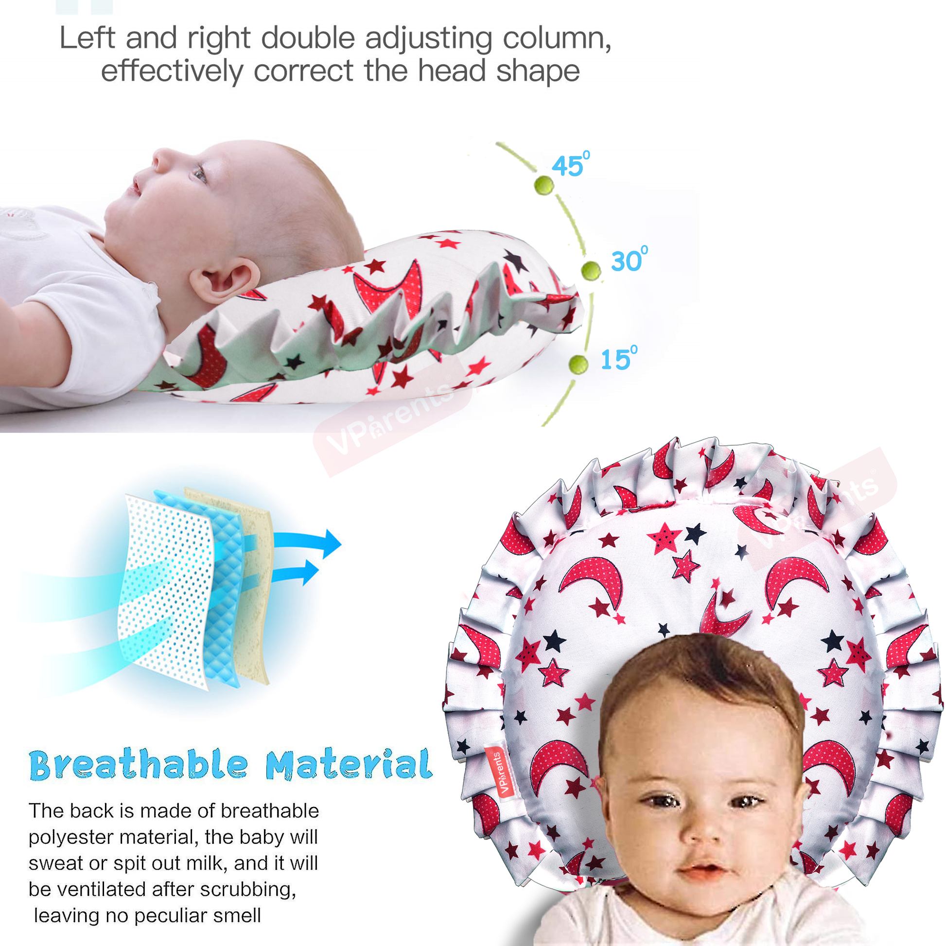 infant head support pillow