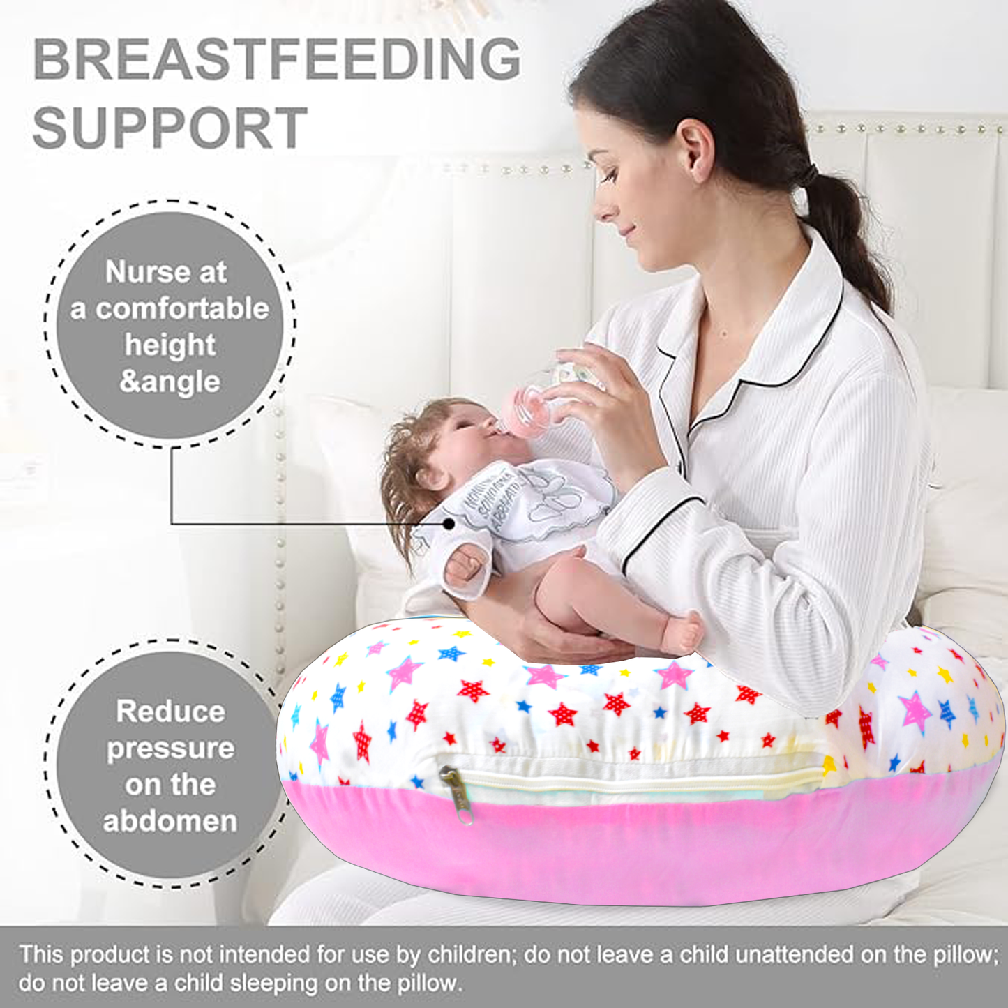 VParents Joy Feeding Pillow, Breast Feeding Pillow