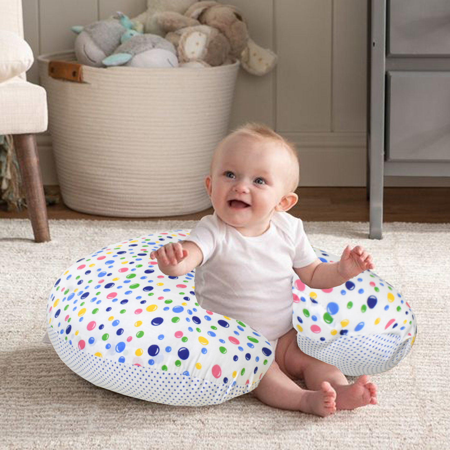 Bluebell  Multipurpose Baby Feeding Nursing Cum Maternity Pillow for New Born