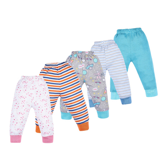 VParents Regular Loose Fit Track  Pajama Pants for Boys and Girls (pack of 5)(prints may vary)
