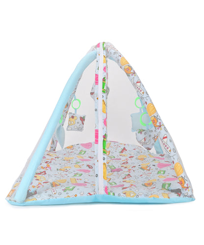 VParents Perry Baby Bedding Set/Baby Bedding Mattress Set with Mosquito Net/Baby Bed Set and Baby Play Gym with Mosquito Net