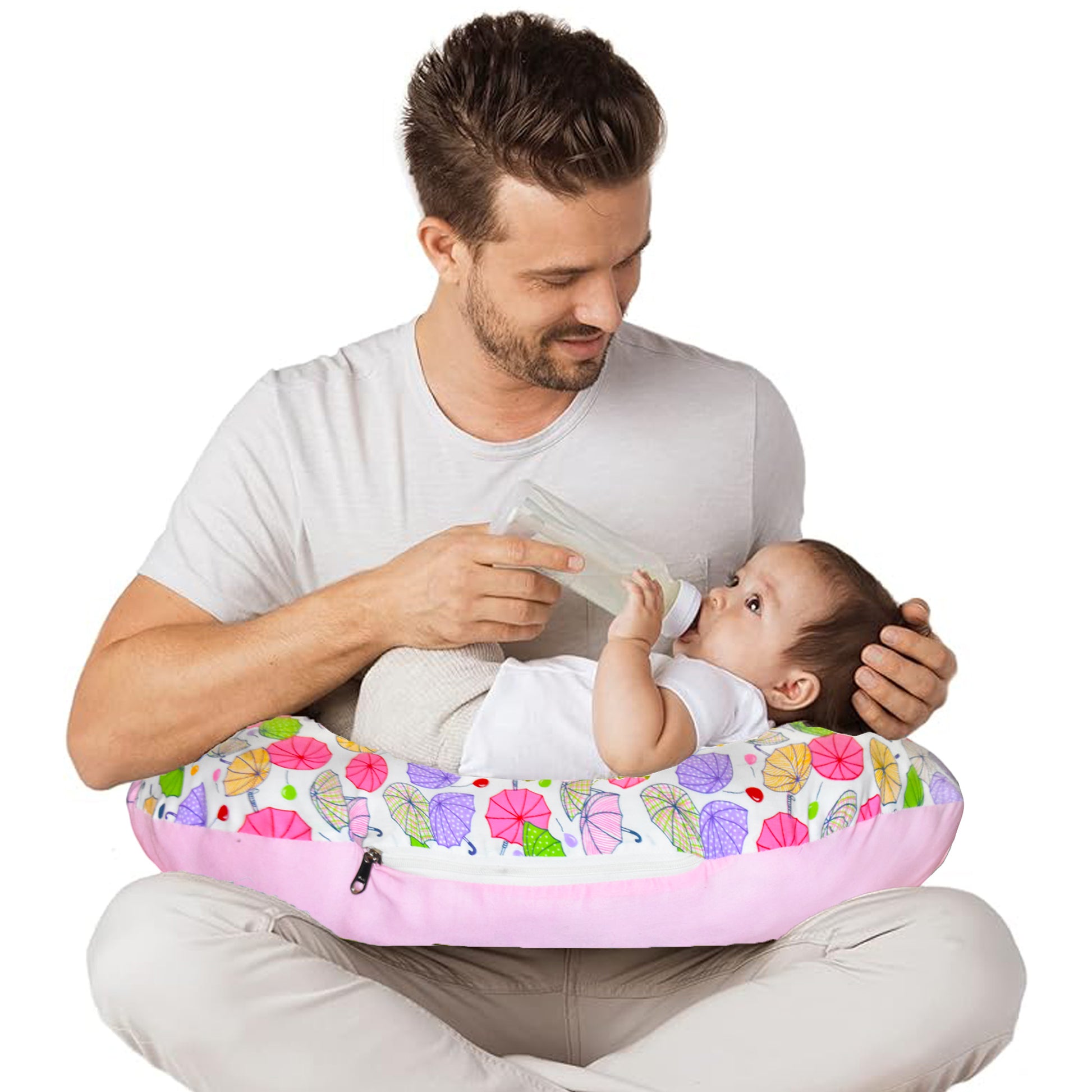 VParents Baby Breast Feeding Pillow, Nursing Pillow, Maternity Feeding Pillow for mother and New born baby (Chunky) (Copy) VParents