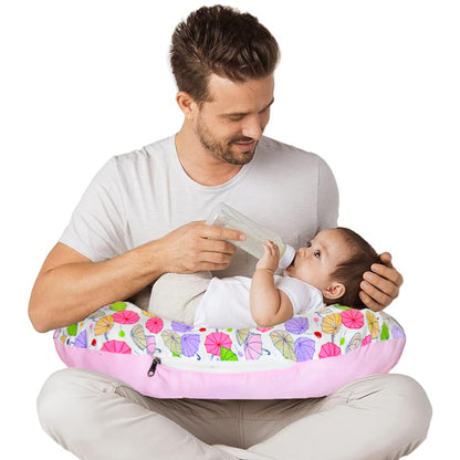 VParents Baby Breast Feeding Pillow, Nursing Pillow, Maternity Feeding Pillow for mother and New born baby (Chunky) (Copy) VParents