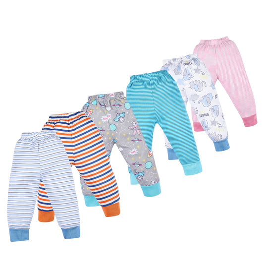 VParents Regular Loose Fit Track  Pajama Pants for Boys and Girls (pack of 6)(prints may vary)