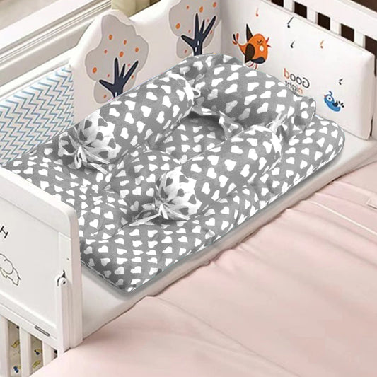 VParents rosy Baby 4 Piece Bedding Set with Pillow and Bolsters