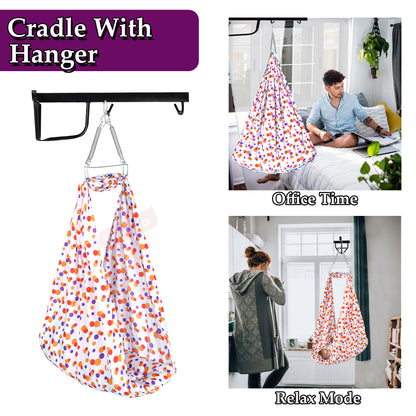VParents Preemie Baby Swing Cradle with Mosquito Net Spring and Metal Window Cradle Hanger VParents