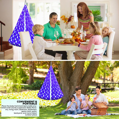 VParents Sunny Baby Swing Cradle with Mosquito net and Spring
