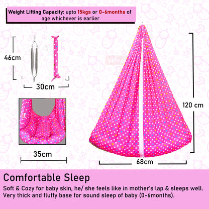 VParents Tot Baby Swing Cradle with Mosquito net Spring