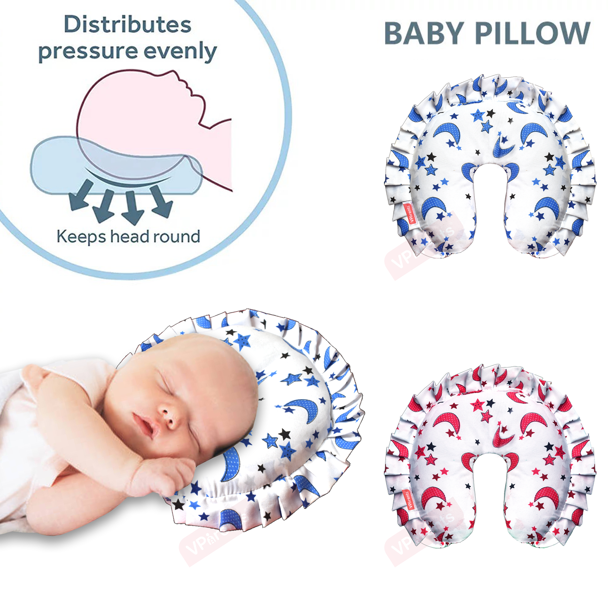 infant head support pillow