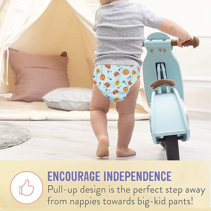 VParents Padded Underwear for Babies and Toddlers with 3 Layers of Cotton Padding Potty Training  Pull Up & Diaper-Free Time Pack of 6
