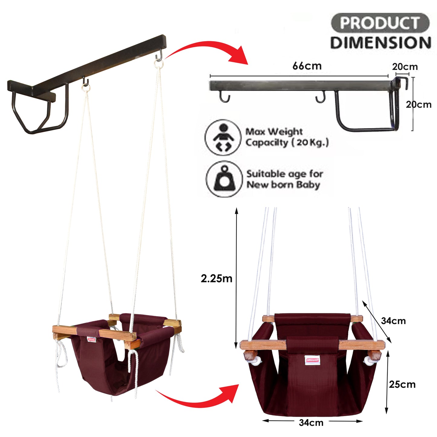 hanging swing