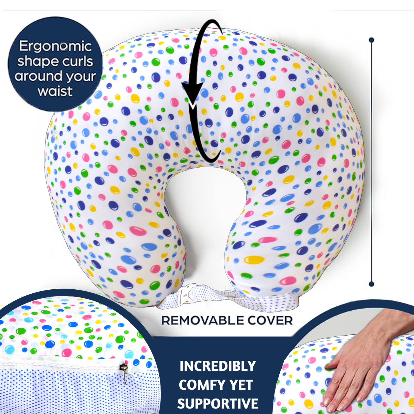 Bluebell  Multipurpose Baby Feeding Nursing Cum Maternity Pillow for New Born