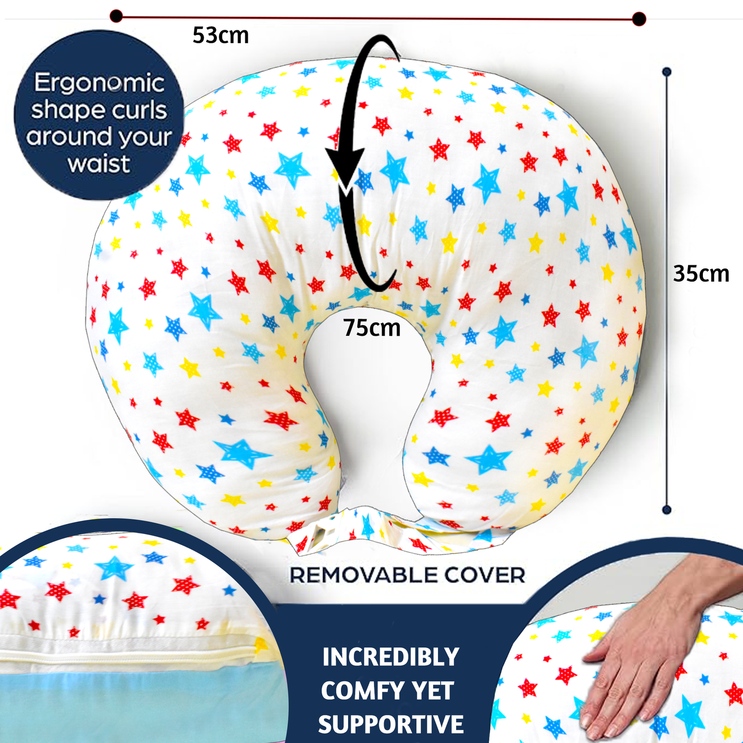 VParents Joy Feeding Pillow, Breast Feeding Pillow