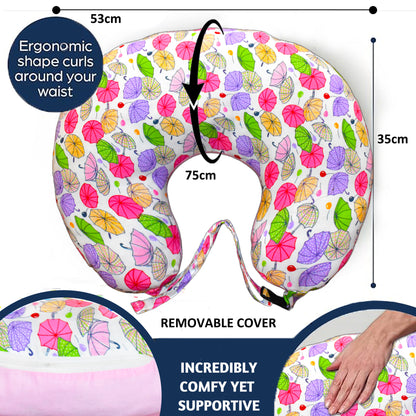 VParents Baby Breast Feeding Pillow, Nursing Pillow, Maternity Feeding Pillow for mother and New born baby (Chunky) VParents