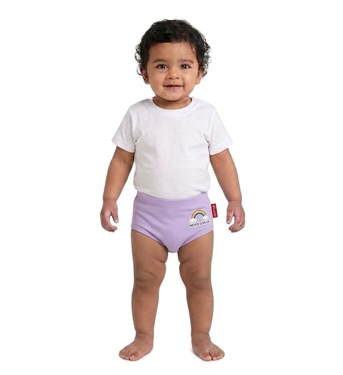 VParents Bloomer for Kids Unisex, 100% Pure Cotton Soft & Breathable Underwear Bloomers for Baby Comfortable & Durable - Purple 6-12 months