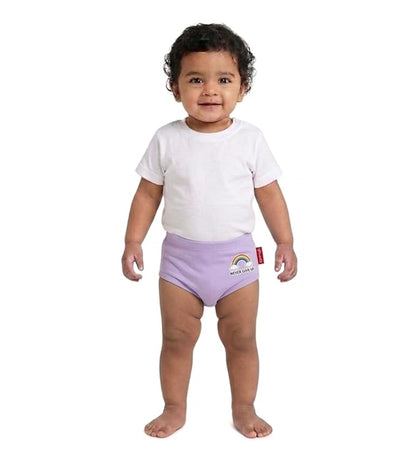 VParents Bloomer for Kids Unisex, 100% Pure Cotton Soft & Breathable Underwear Bloomers for Baby Comfortable & Durable - Purple 6-12 months