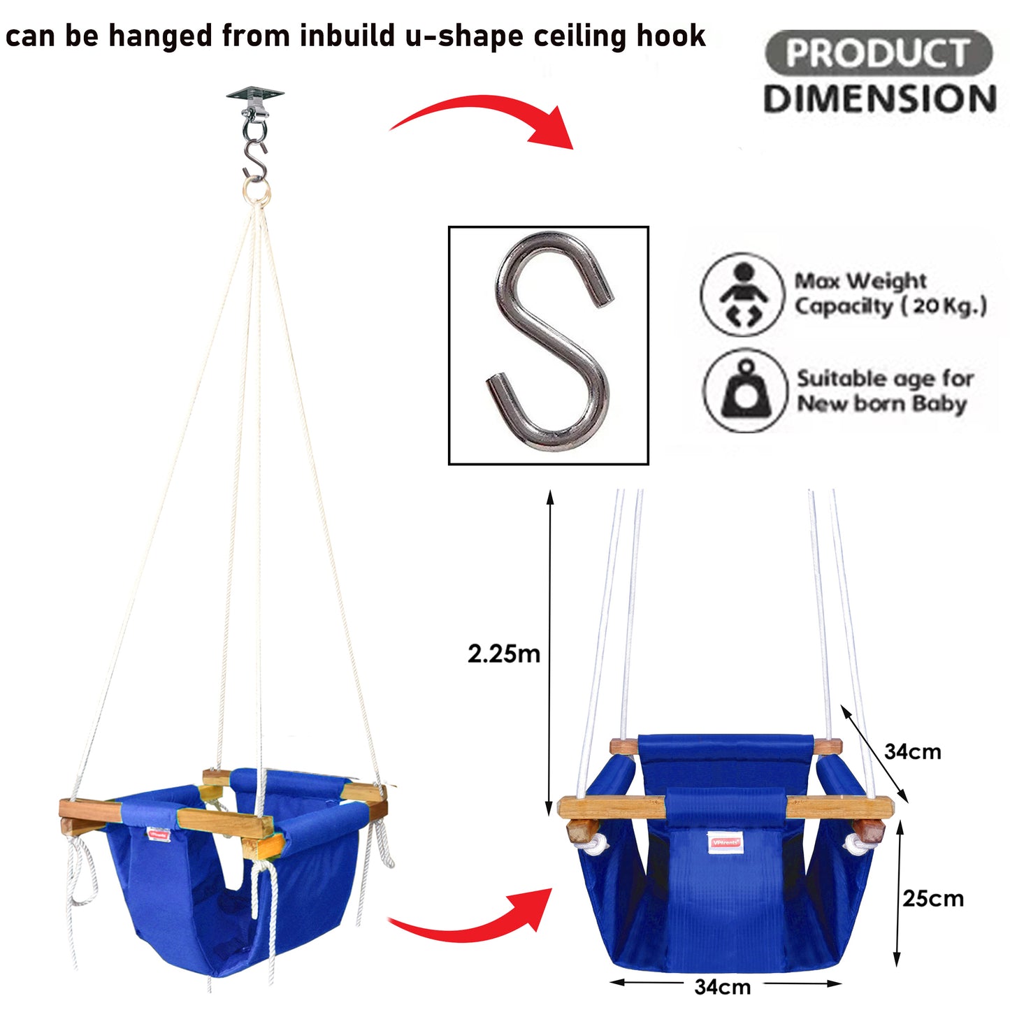 hanging seat swing