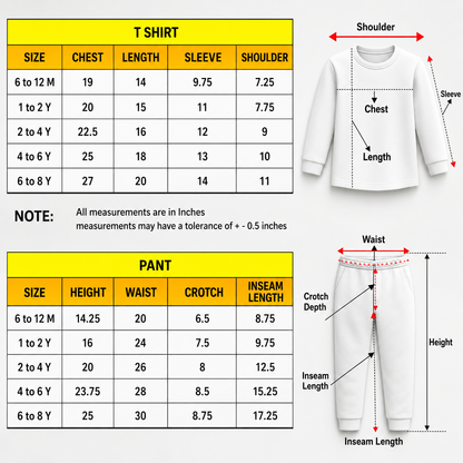 VParents  100% cotton Baby and Kids Cotton Printed  Nightwear