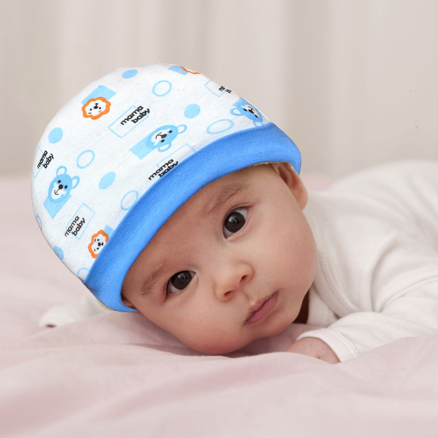 Newborn baby essentials combo for baby boy pack of 9 (0-6 M)
