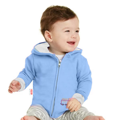 VParents Baby Unisex Kid's Regular Jacket ( Blue)