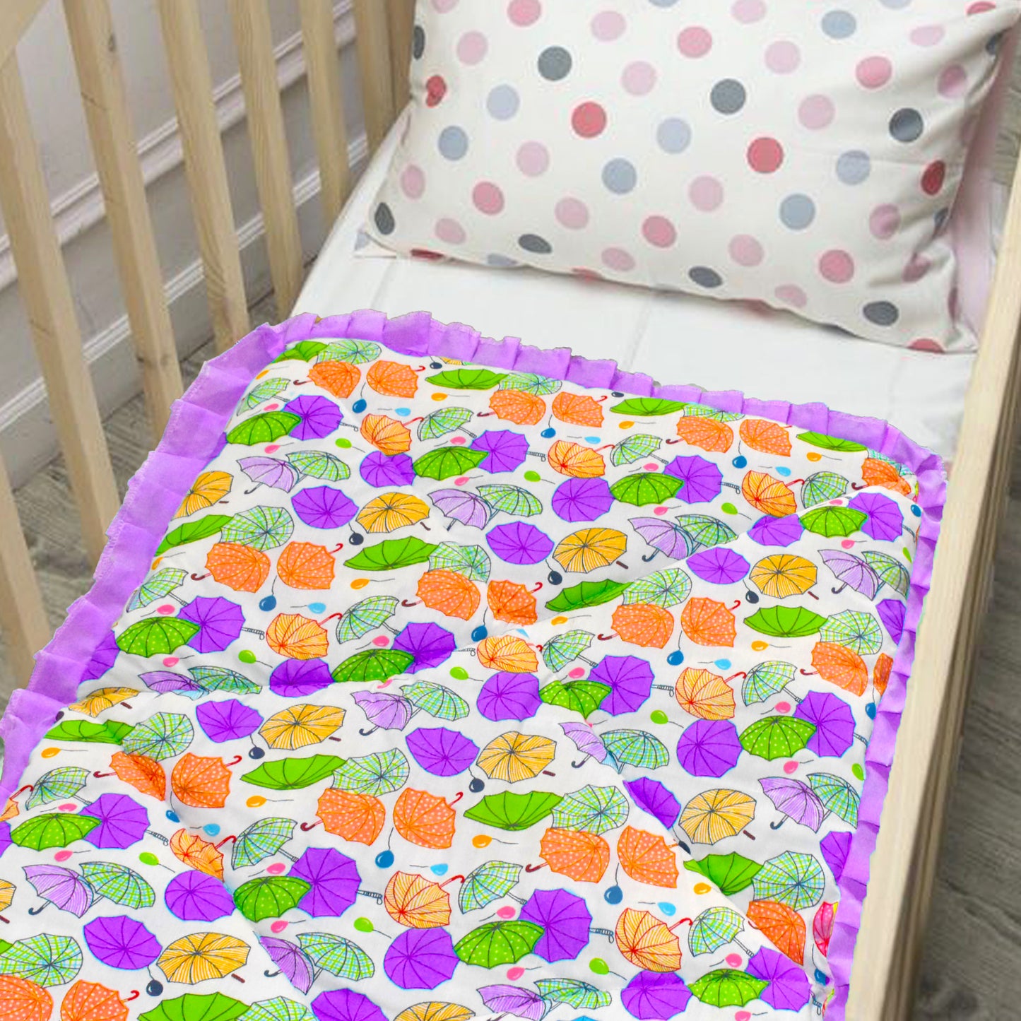 Vparents Chunky New Born Baby Godadi Soft Cotton Baby godi Godari|Baby Bed|Crib Sheet|bedding set