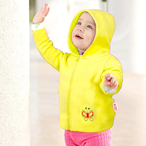 VParents Baby Unisex Kid's Regular Jacket (Yellow)