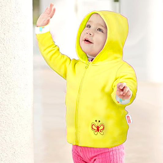 VParents Baby Unisex Kid's Regular Jacket (Yellow)