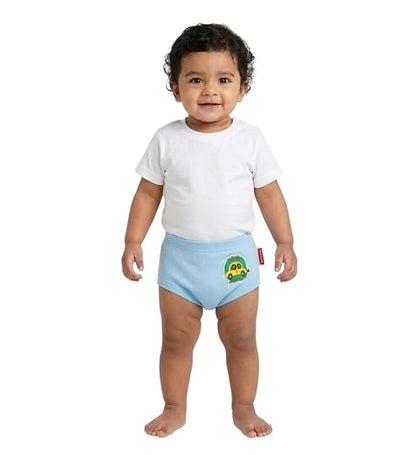 VParents Bloomer for Kids Unisex, 100% Pure Cotton Soft & Breathable Underwear Bloomers for Baby Comfortable & Durable - Blue 1-2 years