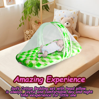 VParents cheeky cheeky  Baby Bed with Mosquito Net with Zip Closure & Neck Pillow